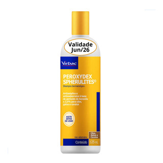 Shampoo Peroxydex Spherulites 125ml Virbac Para Cães E Gatos Shampoo Peroxydex Spherulites 125ml Virbac Para Cães E Gatos