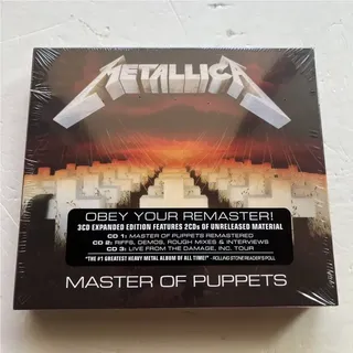 Cd Metallica Master Of Puppets | Mercado Livre