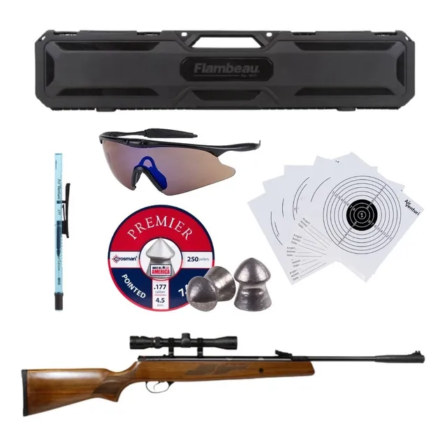 Rifle Hatsan 95 Np 4.5mm Mira 3-9x32 Paquete Xchws P