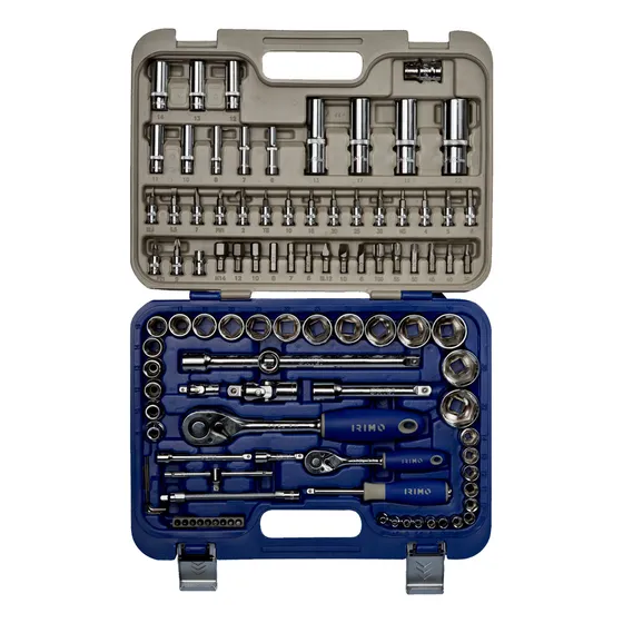 Set Juego Llaves Tubo Caja 101 Piezas 1/2 1/4 Irimo Bahco