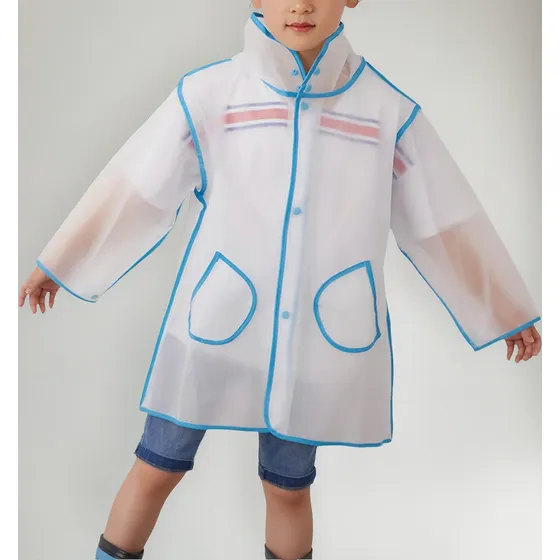 Capa Pilot De Lluvia Transparente   Para Nino