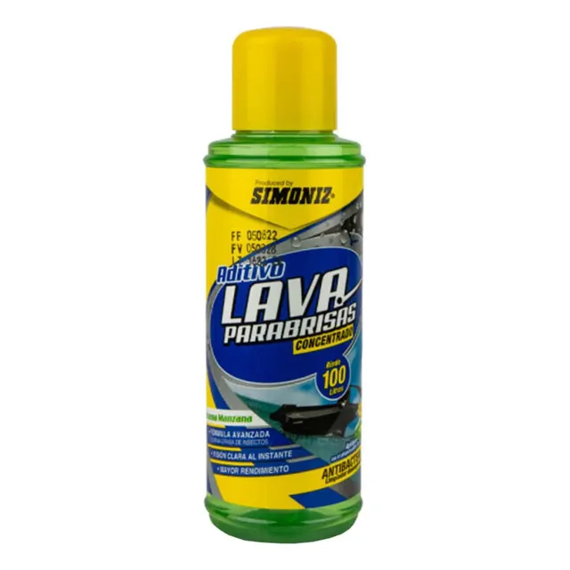 Aditivo Lava Parabrisas Concentrado Manzana Simoniz 500ml