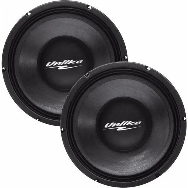 Par Woofer 10 Unlike Unf 107r4 350wrms Bobina Simples 4 Ohms
