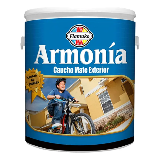 Pintura De Caucho Flamuko Exterior Armonía Clase A 1 Galón