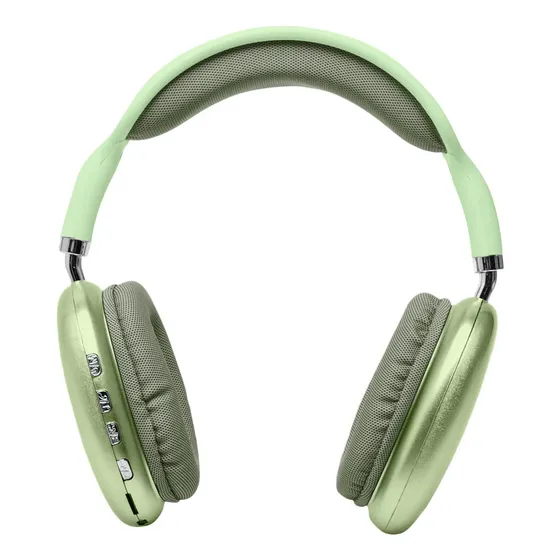Auricular Vincha Inalambricos Bluetooth Tipo P9 Verde