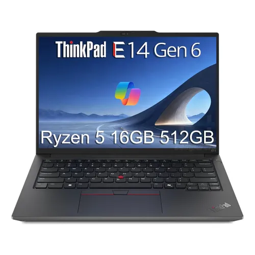 Notebook Lenovo Thinkpad E14 Gen 6 Core Ultra 5 16GB 512GB preta