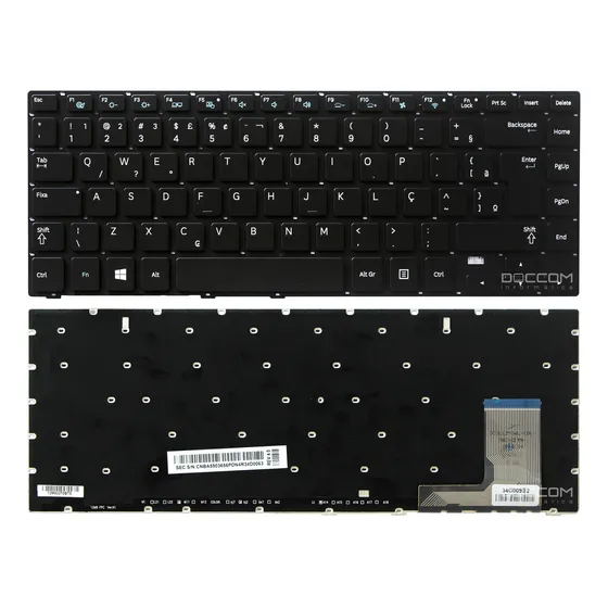 Teclado Para Notebook Samsung Np470r4e-kd1br Retroiluminado
