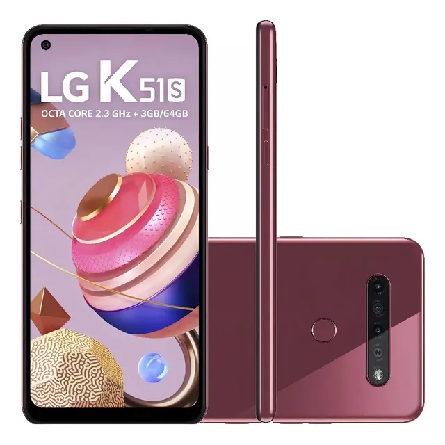 Smartphone K51s Octa Tela 6,55'' 64gb 3gb Ram LG -mostruario