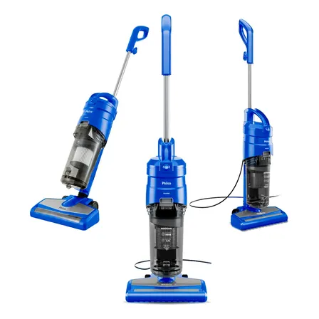 Aspirador De Pó Vertical Portátil 2000w 2 Litros Philco 127v Azul 127v