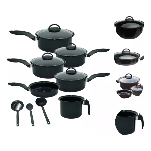 Conjunto De Panelas Cerùmica 9 Peças Fogão Indução Cooktop Conjunto De Panelas Cerùmica 9 Peças Fogão Indução Cooktop