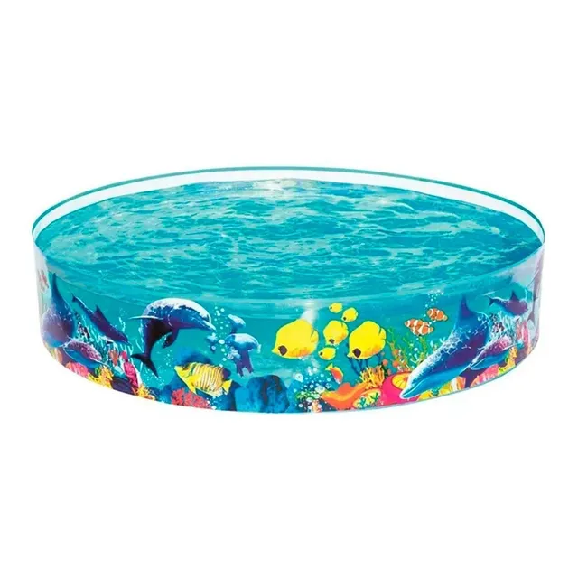 Alberca Circular Infantil De Peces Piscina De 183 Cm