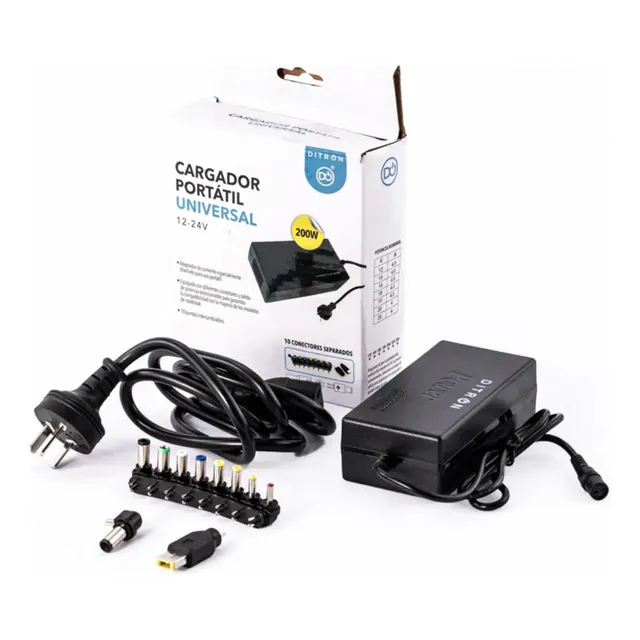 Cargador Ditron Universal  Notebook Computadora Portatil Usb