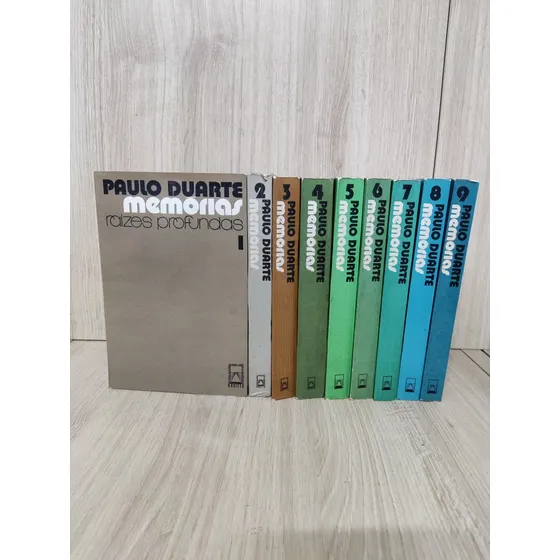 Coleção Paulo Duarte Memórias 9 Volumes Editora Hucitec