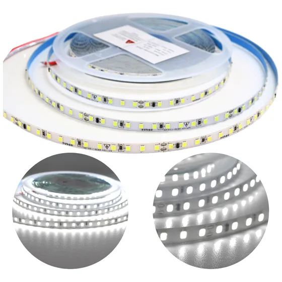 10m Fita Led 120led/m 127V Direta Energia Para Perfil Cor da luz Branco-frio