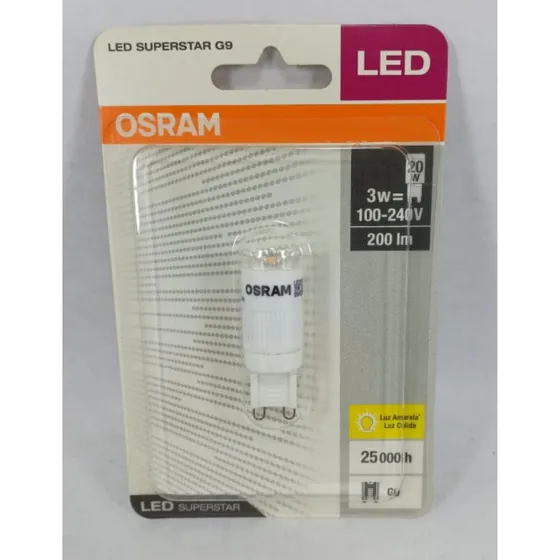 Lâmpada Led Bipino 3w Biv G9 2700k  Osram