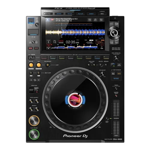 Controlador DJ Pioneer CDJ CDJ-3000 negro de 4 canales