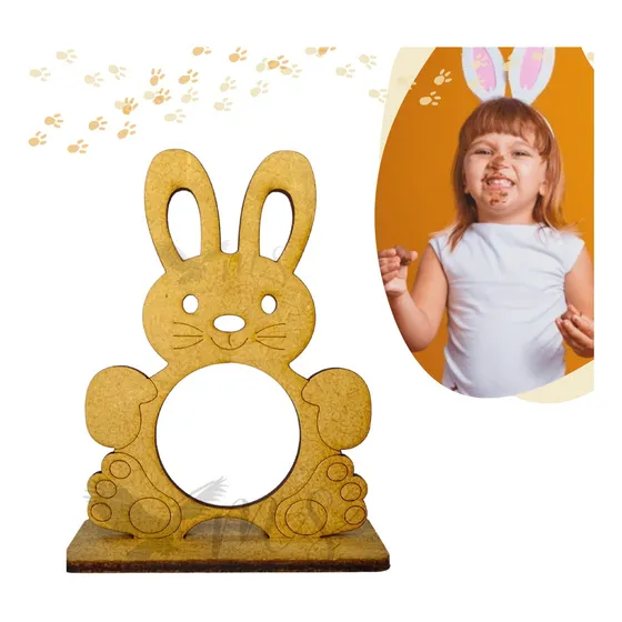 Kit 10 Porta Bombom De Coelho Para Páscoa Lembrancinha Mdf