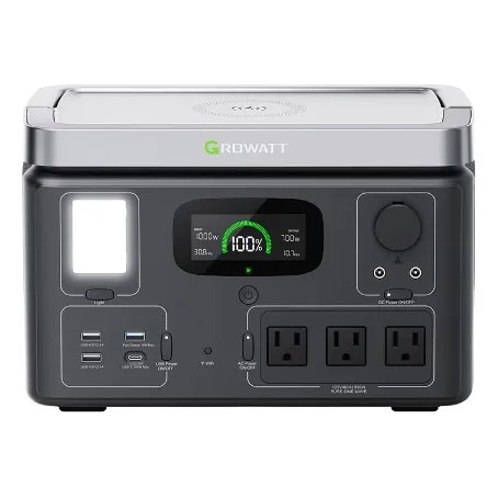 Estación De Energía Portátil Growatt Ups 538wh 600w