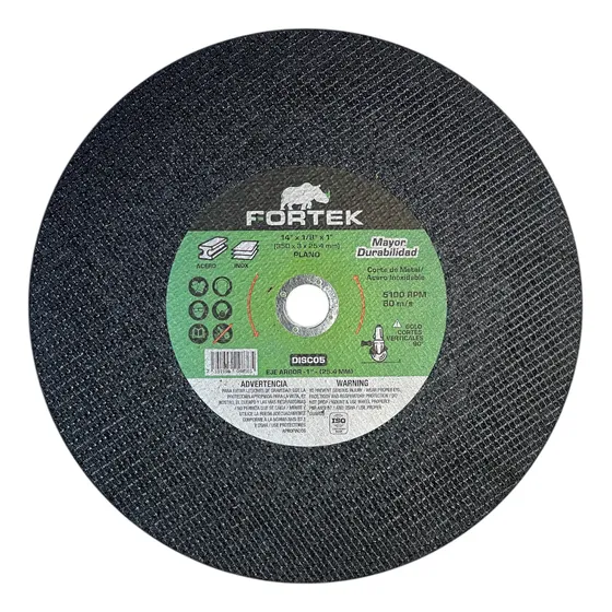 Disco De Corte Tronzadora 14  1/8 X1 Fortek