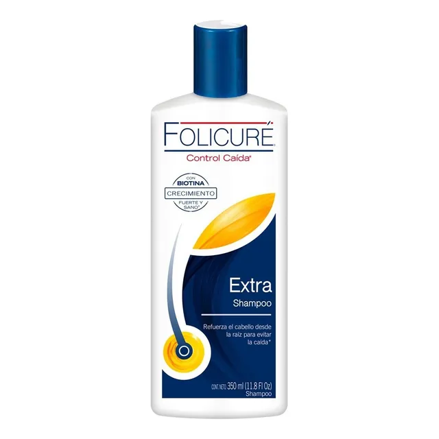 Shampoo Extra Unilever Folicure Control De Caída 350 Ml