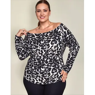 Blusinha Manga Comprida Viscolycra Plus Saize Linda E Solta Blusinha Manga Comprida Viscolycra Plus Saize Linda E Solta