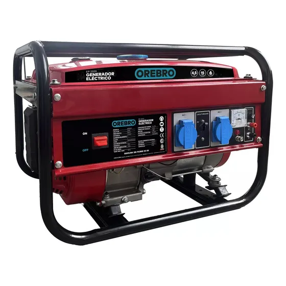 Generador Eléctrico 2500w 6,5hp 15lts 4 Tiempos Avr 220v