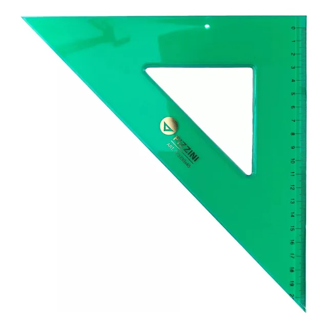 Escuadra Pizzini Estudio 3732 De 30cm X 45° Grados