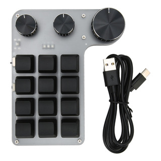 M Teclado Mecánico De 12 Teclas, Bluetooth, Conexión Usb, M Teclado Mecánico De 12 Teclas, Bluetooth, Conexión Usb,
