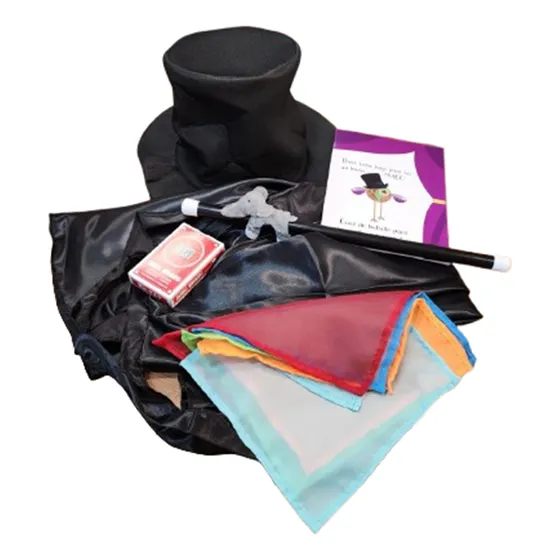 Kit Disfraz Mago Magia Capa Galera Cartas Y Mas Infantil