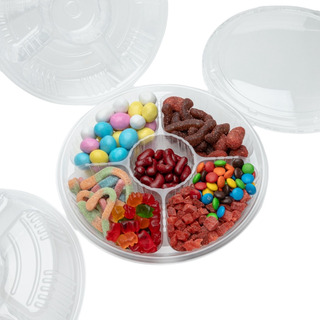 Domo Botanero Transparente Con Tapa Lisa 24 Cm 25 Juegos Domo Botanero Transparente Con Tapa Lisa 24 Cm 25 Juegos