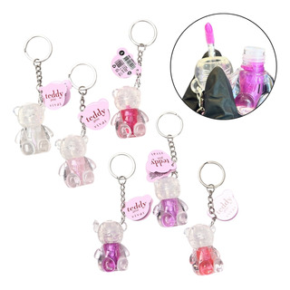 Kit 6 Gloss Labial Chaveiro Teddy Vivai Cores Lindas Kit 6 Gloss Labial Chaveiro Teddy Vivai Cores Lindas