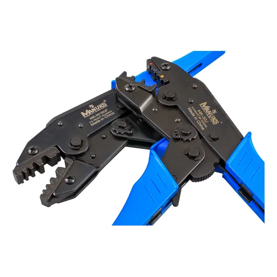 Kit Alicates Crimpar Terminais Ilhos 0,5 Até 16mm² E Pino Isolados 0,5 Até 6mm²