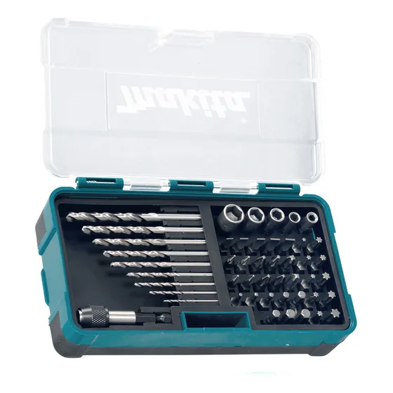 Jogo 48 Peças Brocas E Bits Com Porta Bits B-36192 - Makita