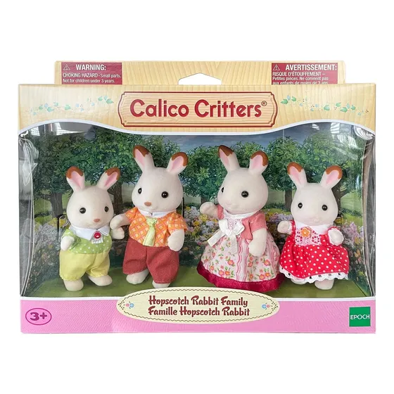 Sylvanian Families Calico Critters Familia Conejos Muñecos