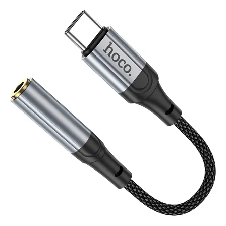 Cable Audio Tipo C A 3.5mm Hoco Ls36 Fresh Negro