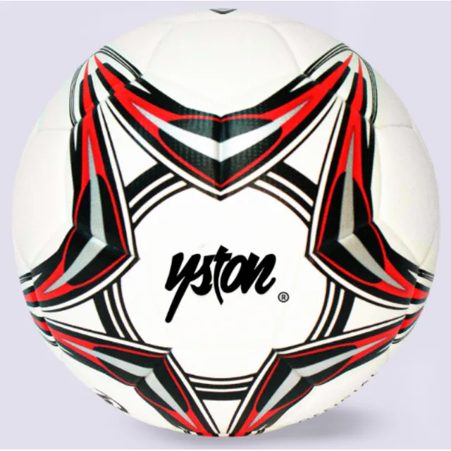 Balon Futbol Yston Terml #4 Estrella Rojo Blanco Negro