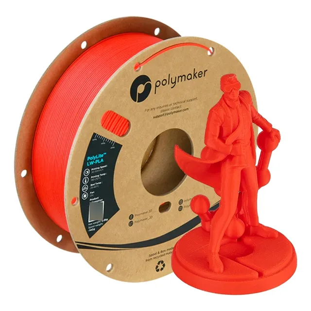 Filamento Polymaker Lw Pla Polylite 1kg Impresion 3d