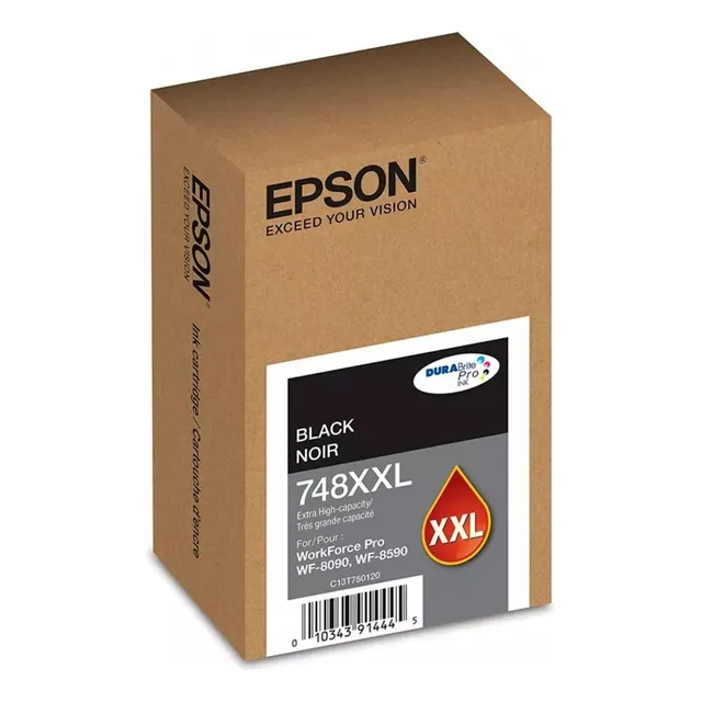 Cartucho Epson T748xxl Negro 202ml Wf-6590 