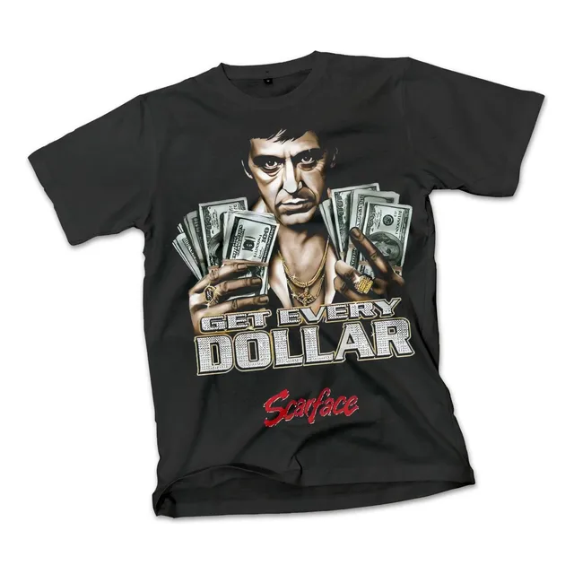 Remera Tony Montana Scarface Get Every Dollar Pelicula Cine