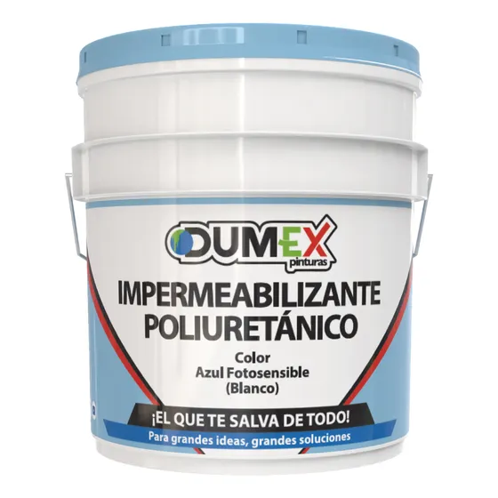 Impermeabilizante Dumex 12 Años De Máxima Protección (19l) Azul Fotosensible Satinado