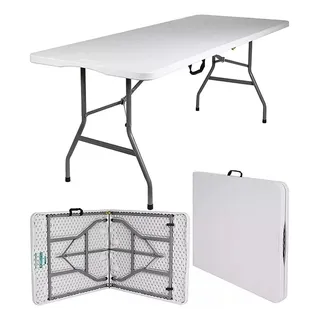 Mesa Dobravel Portatil De Camping Vira Maleta 1,80m Jst Mesa Dobravel Portatil De Camping Vira Maleta 1,80m Jst