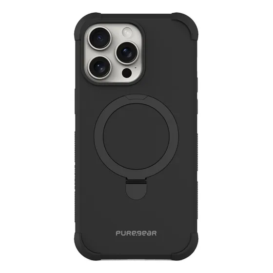 Funda Puregear Dualtek Kik Magsafe Para iPhone 15 Pro Max. Color Negro