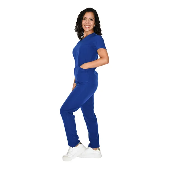 U Bárbara Pijama Quirúrgica Corte Recto Con Bolsas Uniforme