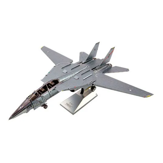 Avião Tomcat F-14 Kit De Montar Top Gun Original Metal Earth