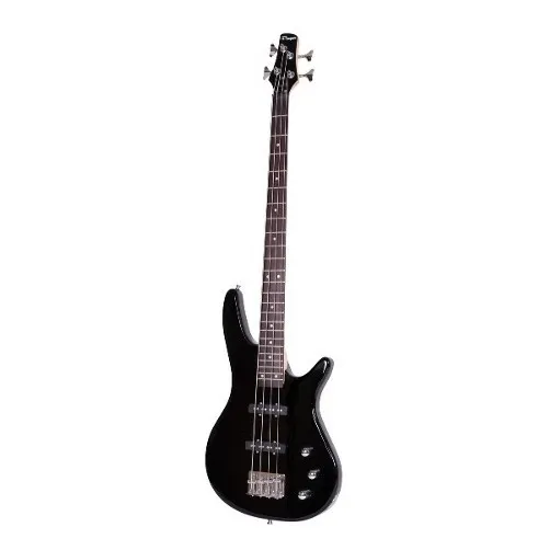 Bajo Electrico Parquer Jazz Bass Negro Con Funda