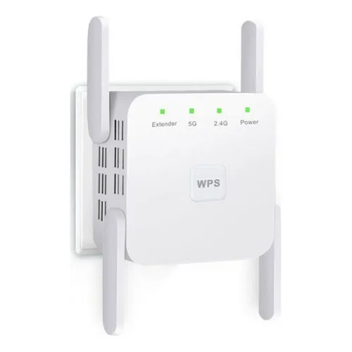 Repetidor WiFi 5G/2.4G Extensión de señal inalámbrica de 1200 m 1