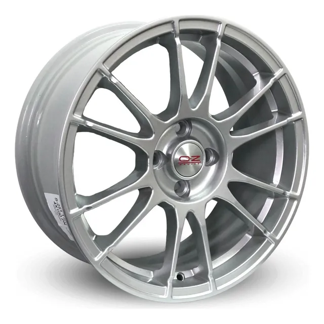 Rodas Oz Race Up Aro 15x6 4x100 Volkswagen (jogo)+bicos S251 Cor Prata natural