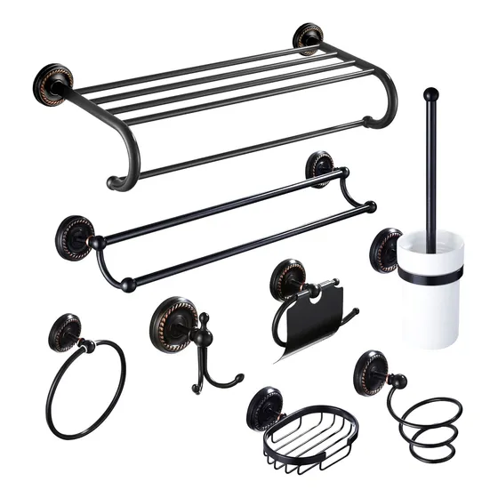 8 Accesorio Baño Bronce Aceitado Toocust Brass 24 