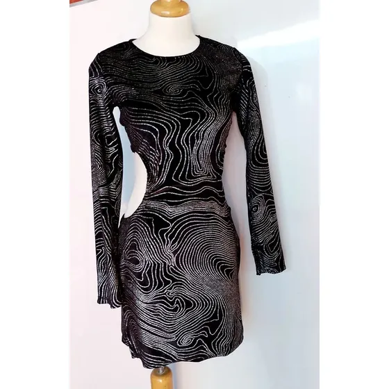 H&m Vestido Brillante Mujer
