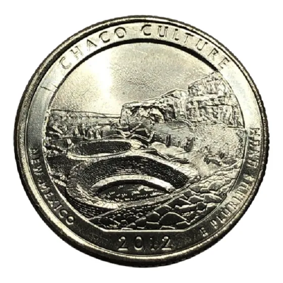 Quarter Dollar New Mexico 2012 Unc